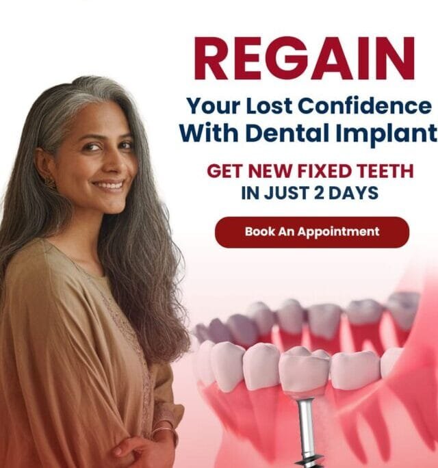 Regain confidence with advanced dental implants, permanent teeth solution, full smile restoration, affordable implant dentistry, best dental implant clinic online