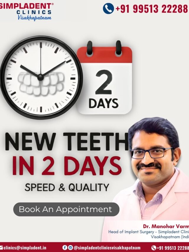 New Teeth in Just 2 Days – Smile Makeover Now in Visakhapatnam!